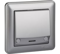 Карточный выключатель в сборе Systeme Electric W59 без задержки отключения, 16а, матовый хром VS616-051-58