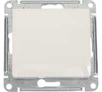 Механизм выключателя Systeme Electric Glossa нажимная кнопка, сх.1, 10ах, молочный GSL000915