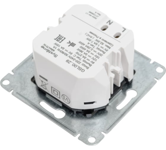 Розетка Systeme Electric Glossa usb a + тип-c 45w высокоскор.заряд. qc, pd, механизм, молочный GSL000929