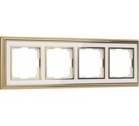 Рамка на 4 поста WERKEL W0041329/ Palacio белый a051205
