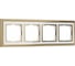 Рамка на 4 поста WERKEL W0041329/ Palacio белый a051205 1