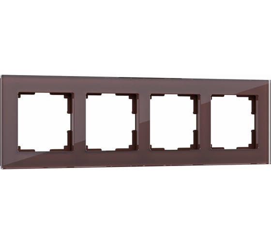Рамка на 4 поста WERKEL W0041118/ Favorit мокко a051097 1