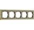 Рамка на 5 постов WERKEL WL77-Frame-05/ золото/черный a041171 1