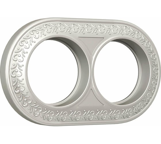 Рамка на 2 поста WERKEL WL70-frame-02/ жемчужный a037886