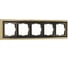 Рамка на 5 постов WERKEL WL17-Frame-05/ золото/черный a037676 1