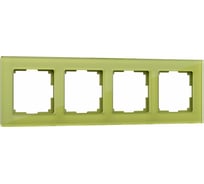 Рамка на 4 поста WERKEL WL01-Frame-04 / фисташковый a036590