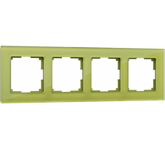 Рамка на 4 поста WERKEL WL01-Frame-04 / фисташковый a036590 1
