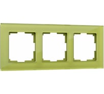 Рамка на 3 поста WERKEL WL01-Frame-03 / фисташковый a036589