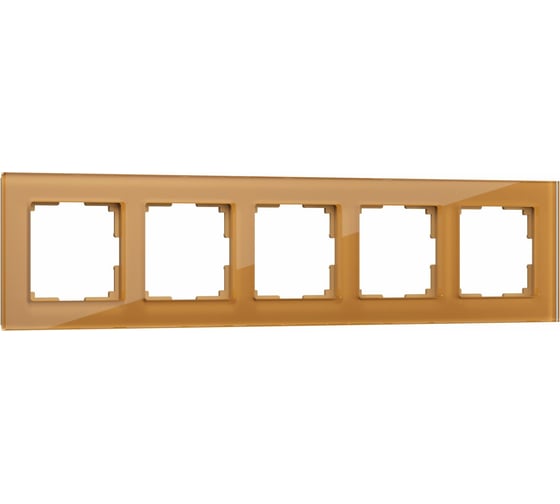 Рамка на 5 постов WERKEL WL01-Frame-05 / бронзовый a036586 1