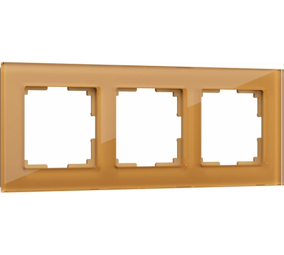 Рамка на 3 поста WERKEL WL01-Frame-03 / бронзовый a036584
