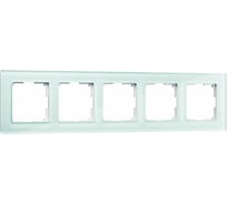 Рамка на 5 постов WERKEL WL01-Frame-05 / натуральное стекло a030772
