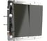 Двухклавишный проходной выключатель WERKEL WL07-SW-2G-2W/ серо-коричневый a035907 1