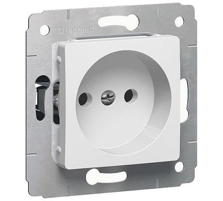 Розетка Legrand Cariva 2К 16 А 250 В~ белый 773616