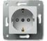 Розетка Legrand Cariva 2К+3 с защитными шторками 16 А 250 В~ белый 773621 1