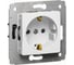 Розетка Legrand Cariva 2К+3 с защитными шторками 16 А 250 В~ белый 773621 2