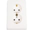 Розетка Legrand Cariva 2х2К+3 немецкий стандарт 16 А 250 В~ белый 773627 1