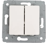 Двухклавишный выключатель 10 AX БЕЛ CAR Legrand 773658