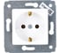 Розетка Legrand Cariva 2К+3 немецкий стандарт 16 А 250 В~ белый 773659 1