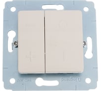 Кнопочный светорегулятор Legrand Cariva 40-600 В/ВА 50 Гц слоновая кость 773715
