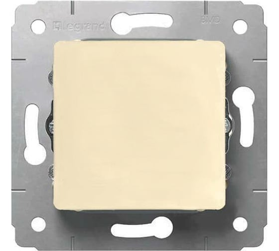 Переключатель Legrand на 2 направления Cariva автоматические клеммы 10 АX 250 В~ слоновая кость 773757