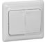 Двухклавишный выключатель Legrand KPT 782102 10AX, белый 1