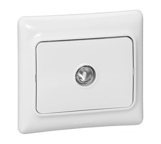 Телевизионная розетка Legrand KPT 782115 одиночная, белая