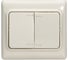 Двухклавишный выключатель Legrand KPT 782132 10AX, слоновая кость 1