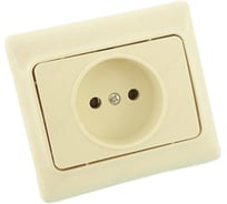 Розетка Legrand KPT 782140 б/з, 2К, 16AX, слоновая кость