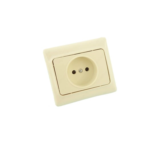 Розетка Legrand KPT 782140 б/з, 2К, 16AX, слоновая кость 1