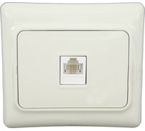 Телефонная розетка Legrand KPT 782144 RJ-11, слоновая кость