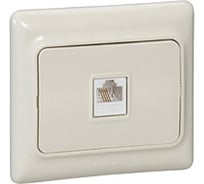 Розетка RJ-45 слоновая кость Kaptika Legrand 782154