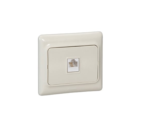 Розетка RJ-45 слоновая кость Kaptika Legrand 782154