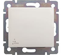 Переключатель Legrand перекрёстный одноклавишный IP44 Legrand Valena 10А 250В схема 7 винтовые зажимы белый 770097