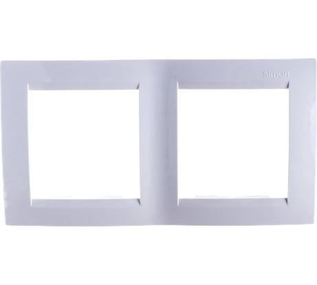 Двухместная рамка, белая Simon 1500620-030