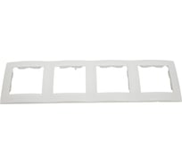 Четырехместная рамка, белая Simon 1500640-030