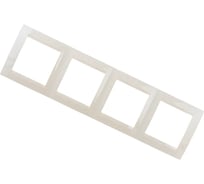 Четырехместная рамка, слоновая кость Simon 1500640-031