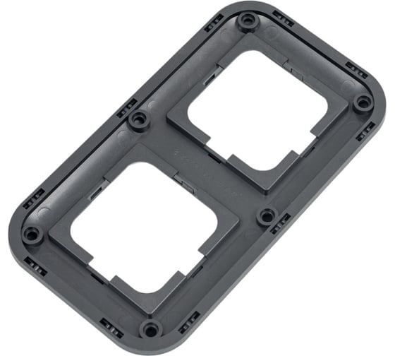 2-постовая рамка OVIVO Loft дымчатый 404-110011-226