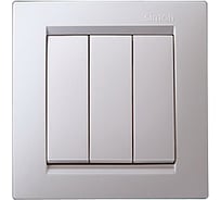 Трехклавишный выключатель, белый Simon 1590391-030