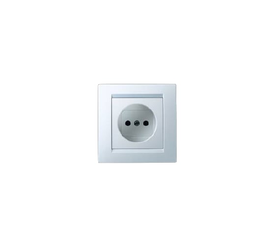 Розетка без заземления, белый Simon 1590431-030