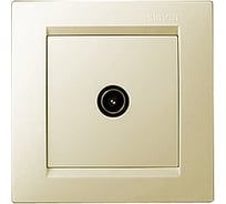 Одиночная TV розетка, слоновая кость Simon 1590475-031