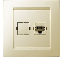 Компьютерная розетка RJ-45, слоновая кость Simon 1590598-031