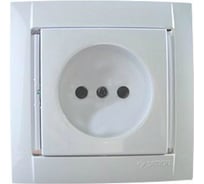 Розетка с защитными шторками, металлик Simon 34444-33