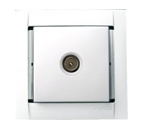 Оконечная телевизионная розетка, металлик Simon 34477-33