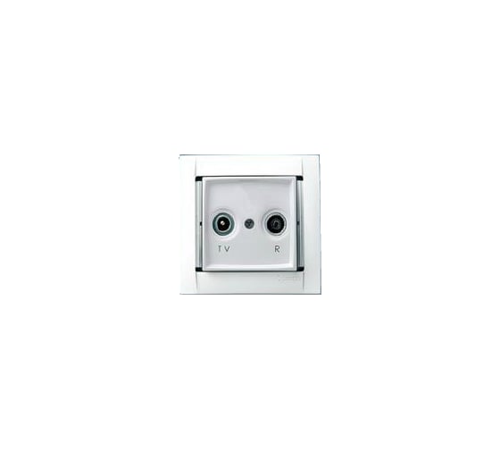 Оконечная розетка R-TV, металлик Simon 34488-33 1