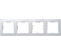Четырехместная рамка 82'5x298мм, металлик Simon 34640-33