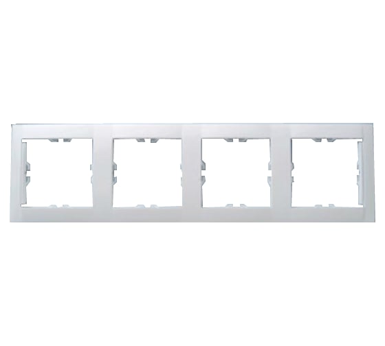 Четырехместная рамка 82'5x298мм, металлик Simon 34640-33 1