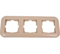 3-постовая рамка OVIVO Loft крафтовый 404-060006-227