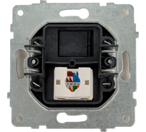 Компьютерная розетка OVIVO 1 пост Loft CAT6 дымчатый 600-000311-229