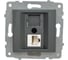Компьютерная розетка OVIVO 1 пост Loft CAT6 дымчатый 600-000311-229 1