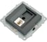 Компьютерная розетка OVIVO 1 пост Loft CAT6 дымчатый 600-000311-229 2